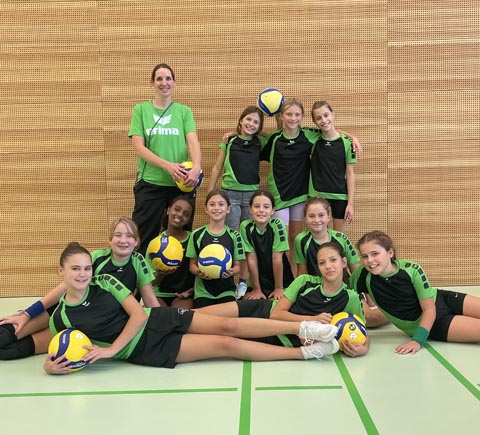 Die Steiner Volley-Kids. Foto: zVg