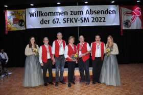 Kegelklub Rot-Weiss 1 aus Möhlin (von links): Nik Wendelspiess, Rolf Herzog, Brigitte Bohler, Stefan Kocsis und Ueli Reber. Foto: Sonja Buob.